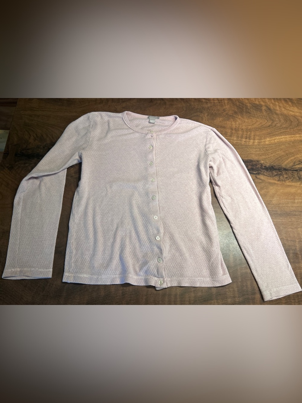 J. Crew Classic Cotton Pink Cardigan Sweater